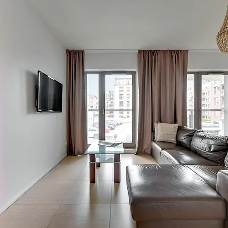 Waterlane Riverside - Spa, Pool, Gym & Parking By Downtown Apartment Gdansk